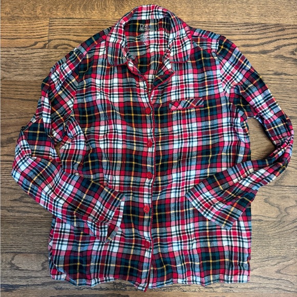 Croft & Barrow Plaid Pajama Set – Women’s Medium, Cozy Holiday Style - Picture 2 of 3